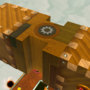 In-game screenshot of a puzzle block in Super Mario Galaxy 2.