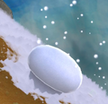 Screenshot of the large snow sculpture from Super Mario Galaxy (Nintendo Switch)
