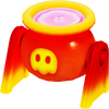 Model of a lava cannon from Super Mario Odyssey.