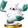 A trophy of Abomasnow, in Super Smash Bros. for Wii U.