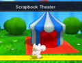 The Scrapbook Theater in Poochy & Yoshi's Woolly World