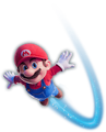 Mario flying