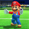 Mario's taunt from Mario Sports Superstars