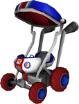 The model for Baby Mario's Booster Seat from Mario Kart Wii