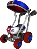 The model for Baby Mario's Booster Seat from Mario Kart Wii