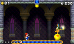 A player fighting Lemmy Koopa