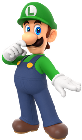 Artwork of Luigi for Super Mario Party Jamboree