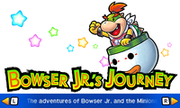 Bowser Jr.'s Journey seen in the gameplay mode in Mario & Luigi: Bowser's Inside Story + Bowser Jr.'s Journey.