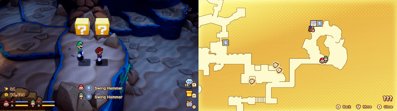 Blocks 1-2 in Offandon Island from Mario & Luigi: Brothership