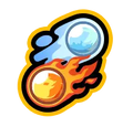 The icon used for a move where Mario and Luigi turn into their Fire and Ice forms, respectively.