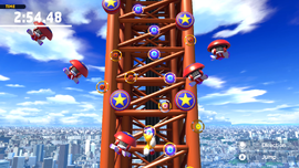 Tower Climb minigame from Mario & Sonic at the Olympic Games Tokyo 2020