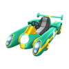 The Green Speeder from Mario Kart Tour