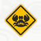 A sticker in Mario Kart World