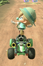Baby Rosalina (Explorer) performing a trick.