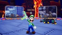 A choice the player gets after a successful Luigi Logic during the battle against Pipegunk in Mario & Luigi: Brothership.