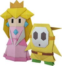 PMTOK Origami Peach and Origami Yellow Shy Guy Artwork.png