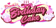 Peach's Birthday Cake logo from Mario Party Superstars