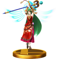 Palutena trophy from Super Smash Bros. for Wii U