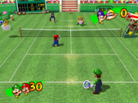 Peach Dome (Grass) - Mario Power Tennis.png