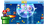 Mini Mario getting pulled towards a Gravity Well in Mini Mario & Friends: amiibo Challenge
