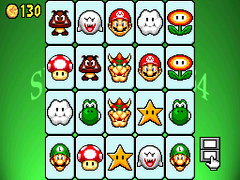 Cards available in the Memory Master minigame from Super Mario 64 DS from 10 stars and beyond (Touch screen only)