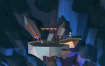 A stage from Super Smash Bros.