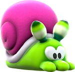 Custom render of a Swirlypod from Super Mario Bros. Wonder