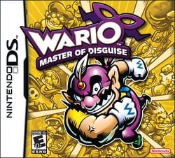 North American box art for Wario: Master of Disguise