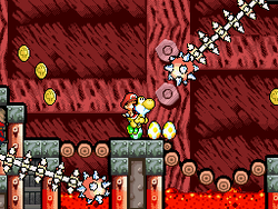 Castle of the Big Burt Bros. from Yoshi's Island DS