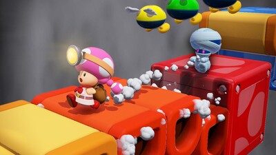 Check out Toadette as she tracks treasure! image