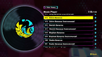 The disc for the song "Zebra Bananza" in Donkey Kong Bananza
