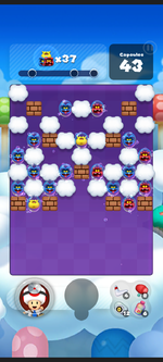 Stage 177 from Dr. Mario World