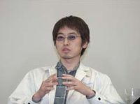 Photo of Ryuichi Nakada, from an interview about Metroid: Zero Mission.