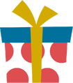 Toad-themed present box