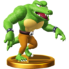 Kritter trophy from Super Smash Bros. for Wii U