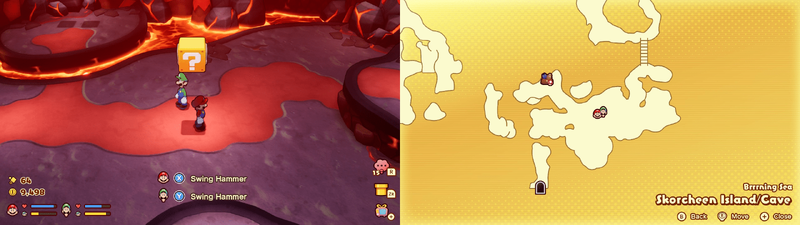 25th block in Skorcheen Island from Mario & Luigi: Brothership