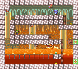 Level 5-8 map in the game Mario & Wario.