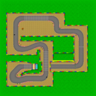 <small>SNES</small> Mario Circuit 2 bottom screen map