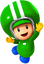 Green Toad (Pit Crew) from Mario Kart Tour