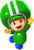 Green Toad (Pit Crew) from Mario Kart Tour