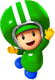 Green Toad (Pit Crew) from Mario Kart Tour