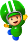 Green Toad (Pit Crew) from Mario Kart Tour