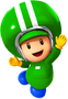 Green Toad (Pit Crew) from Mario Kart Tour