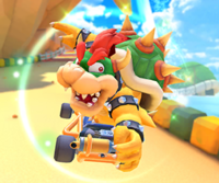 Thumbnail of the Wario Cup Challenge from the May 2022 Peach vs. Bowser Tour; a Do Jump Boosts challenge set on Wii Koopa Cape