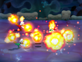 Mario and Luigi using the Fire Flower Bros. Attack