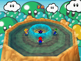 Tidal Toss in the game Mario Party 3.