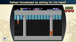 Screenshot of NES Remix 2 showing a sighting of Luigi