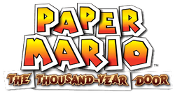 In-game Paper Mario: The Thousand-Year Door logo: English