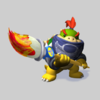 Card of Bowser Jr., as he appears in Super Mario Sunshine, from Super Mario 3D All-Stars Online Memory Match-Up