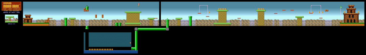 File:SMAS LL World 5-3 Map.png - Super Mario Wiki, the Mario encyclopedia